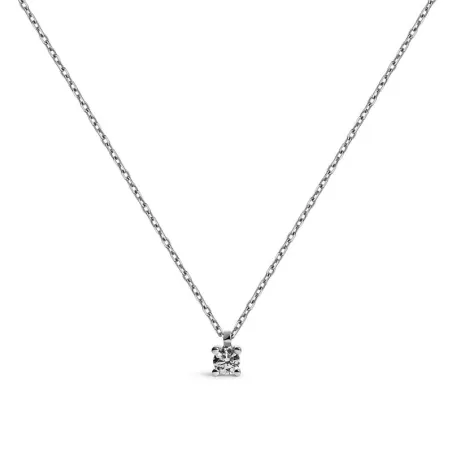 Gargantilla Itemporality Lux Oro Blanco y  Diamante 0,20 Cts Hsi GNL-101-029-UU