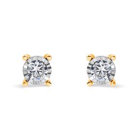 Pendientes Itemporality Lux Oro Blanco y Amarillo y Diamantes 2.50mm 0.12 CTS HSI2 GEA-401-037-UU