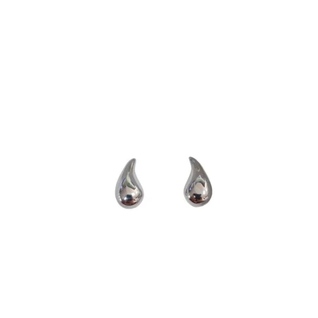 Pendientes Gota Plata Baño Rodio 25mm 0110435-1-1-25MM
