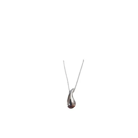Gargantilla Gota Plata Baño Rodio 25mm 0210435-1-1-25MM