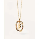 Gargantilla PdPaola Letra B Mujer Plata Baño Oro CO01-261-U