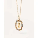 Gargantilla PdPaola Letra D Mujer Plata Baño Oro CO01-263-U