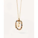 Gargantilla PdPaola Letra O Mujer Plata Baño Oro CO01-274-U