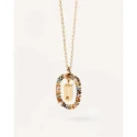 Gargantilla PdPaola Letra U Mujer Plata Baño Oro CO01-280-U