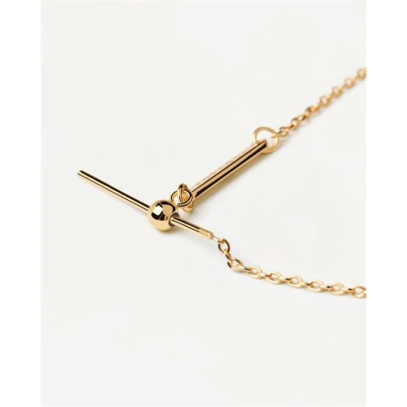 Pulsera Cadena PdPaola Plata Baño Oro PU01-172-U
