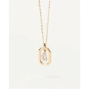 Gargantilla PdPaola Letters Plata Baño Oro  y Circonitas Letra G CO01-518-U