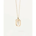 Gargantilla PdPaola Letters Plata Baño Oro y Circonitas Letra Y CO01-536-U