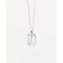 Gargantilla PdPaola Letters Plata Baño Rodio  y Circonitas Letra L CO02-523-U