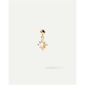 Charm Colgante PdPaola Estrella del Norte Plata Baño Oro y Circonita blanca CH01-087-U