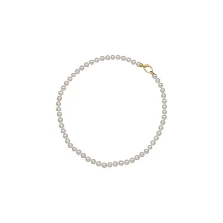 Collar Majorica Lyra Plata Baño Oro y Perlas 6mm 09854.01.1.021.010.1