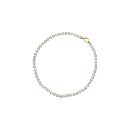 Collar Majorica Lyra Plata Baño Oro y Perlas 6mm 09854.01.1.021.010.1