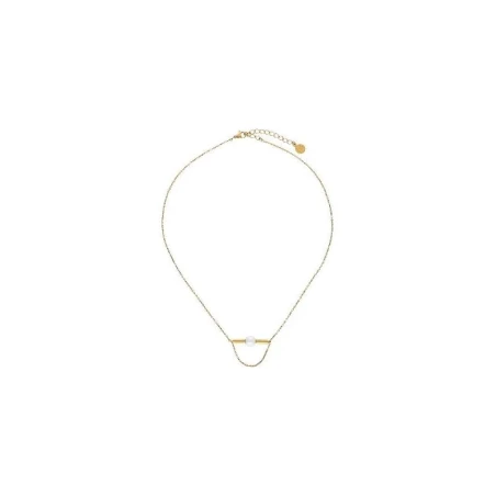 Gargantilla Majorica Minimalist Lagon Acero Baño Oro y Perla 17312.01.B.N42.530.1