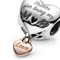 Charm colgante Pandora Corazón Mamá 788830C00