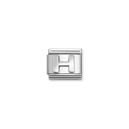 Composable Classic LETRAS oxidadas en acero y plata 925 H