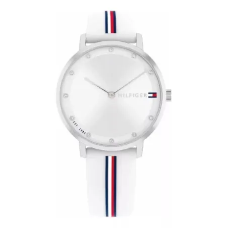 Reloj Tommy Hilfiger Pippa Le Plateado y Blanco Analógico 1782735