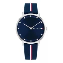 Reloj Tommy Hilfiger Pippa Le Plateado y Azul Analógico 1782736