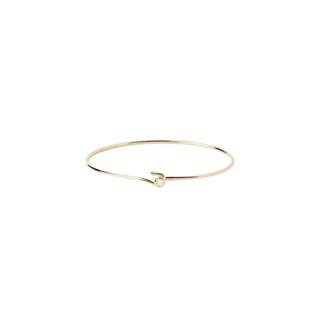 Pulsera PdPaola Siena Plata Baño Oro y Circonita Blanca PU01-619-U