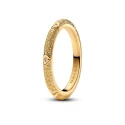 Anillo Pandora Me Textura y Gemas Baño Oro 163322C01