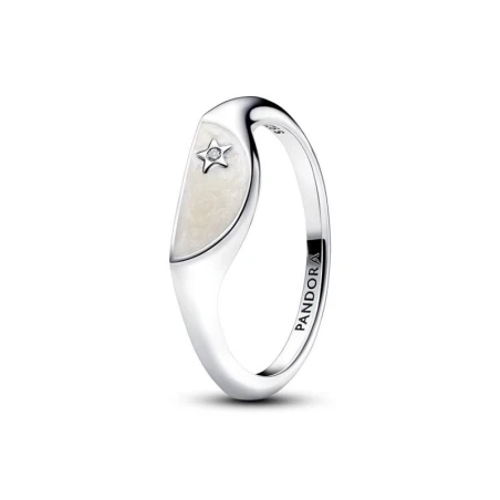 Anillo Pandora Me Mitad Sello Esmaltado 193325C01