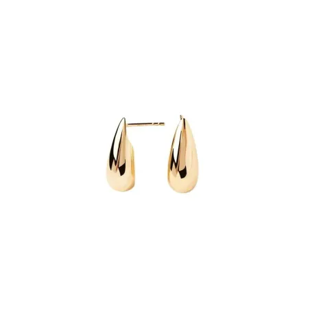 Pendientes PdPaola Large Sugar Plata Baño Oro AR01-881-U