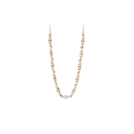 Collar PdPaola Spice Plata Baño Oro y Circonitas Blancas CO01-682-U