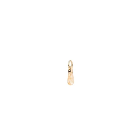 Colgante PdPaola Drop Plata Baño Oro y Aventurina Amarilla CO01-792-U