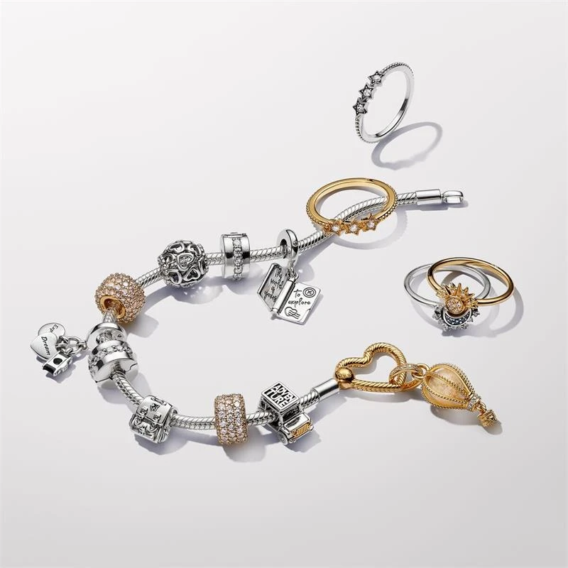 Charm Colgante Pandora Globo Aerostático Transparente Brillante 769434C01