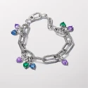 Charm Mini Colgante Pandora Me Chakra Corazón Morado 793042C04