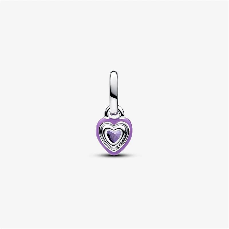 Charm Mini Colgante Pandora Me Chakra Corazón Morado 793042C04