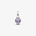 Charm Mini Colgante Pandora Me Chakra Corazón Morado 793042C04