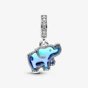Charm Colgante Pandora Elefante Cristal Murano Azul 793339C01