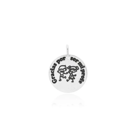 Colgante "Gracias por ser mi profe" Plata CL-PROFE-2NC