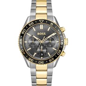 Reloj Boss Runner Plateado y Dorado Cronógrafo Hombre 1514144