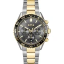 Reloj Boss Runner Plateado y Dorado Cronógrafo Hombre 1514144