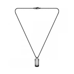 Gargantilla Boss Devon Acero Inoxidable Negro Hombre 1580577