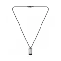Gargantilla Boss Devon Acero Inoxidable Negro Hombre 1580577