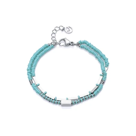 Pulsera Viceroy Fashion Acero Inoxidable y Cuentas Azul Turquesa 14173P01016