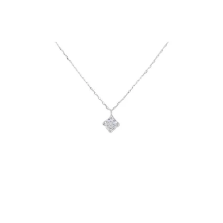 Gargantilla Oro blanco 18Kt y Circonita 3mm 0490003COB
