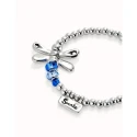 Pulsera UNOde50 Libélula Baño Plata y Cristales Azules PUL2475AZUMTL0M