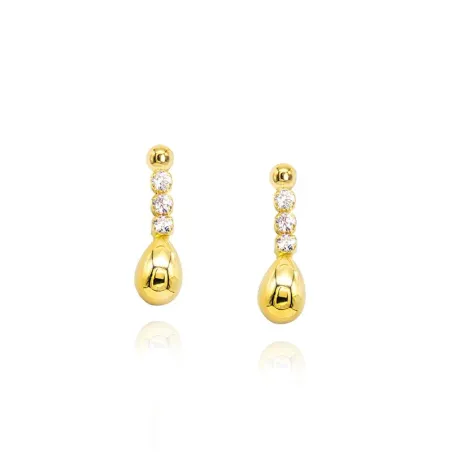 Pendientes Facco  Oro Amarillo 9kt y Circonitas 778862