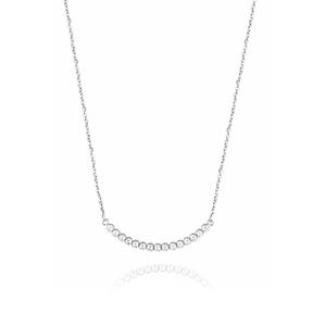 Gargantilla Facco Oro Blanco 9kt y Circonitas Blancas 765339