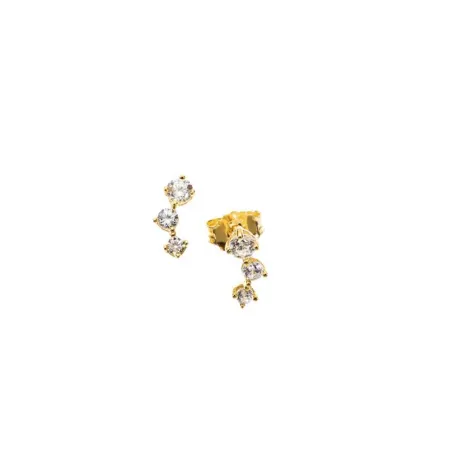 Pendientes Facco Oro Amarillo 9kt y Circonitas Blancas 770552