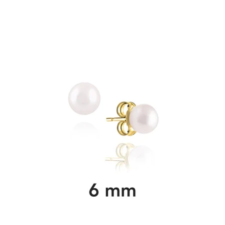 Pendientes Facco Oro Amarillo 9Kt y Perla Blanca 6mm 719248