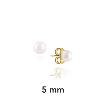 Pendientes Facco Oro Amarillo 9Kt y Perla Blanca 5mm 765031