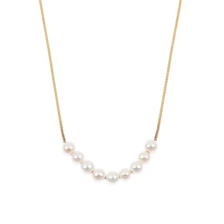 Gargantilla Facco Oro Amarillo 9kt y Perlas Blancas 771209