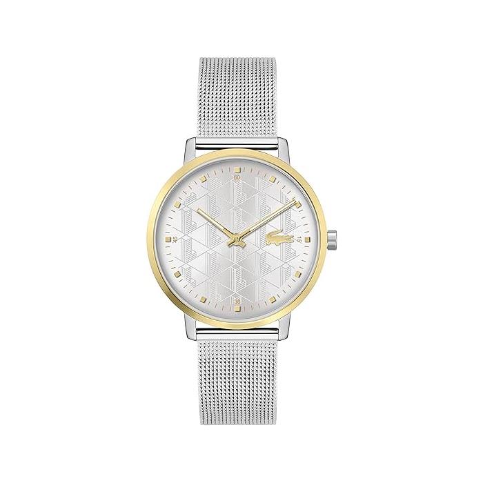 Reloj Lacoste Crocorigini Plateado y Dorado Analógico Mujer 2001286