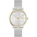 Reloj Lacoste Crocorigini Plateado y Dorado Analógico Mujer 2001286