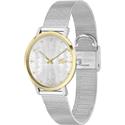 Reloj Lacoste Crocorigini Plateado y Dorado Analógico Mujer 2001286