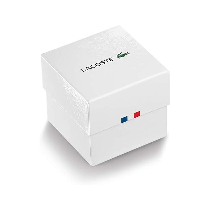 Reloj Lacoste Crocorigini Plateado y Dorado Analógico Mujer 2001286