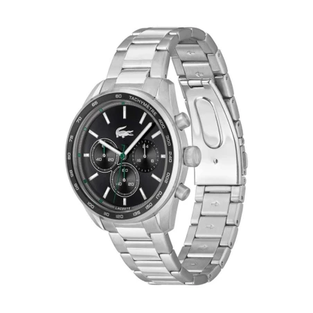Reloj Lacoste Vancouver Plateado y Negro Cronógrafo Hombre 2011347
